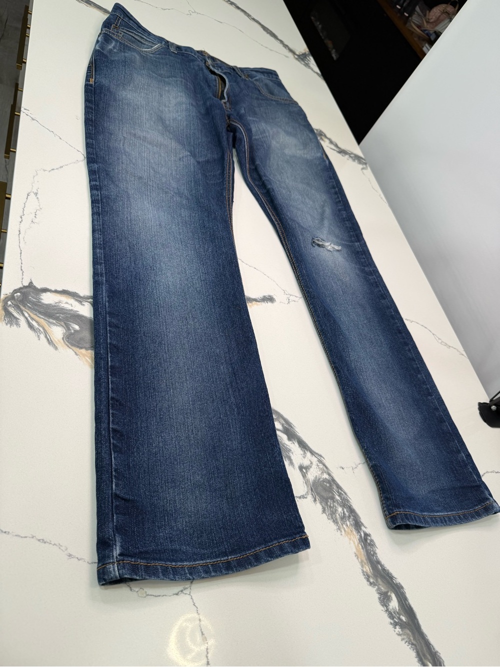 Ariat Relentless Men Jeans 34x34 Blue Denim Relaxed Fit Jeans